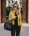 ModeParisienne® Dames Zomerjas: Stevige Ritsjacks