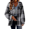 ModeParisienne® wollen geruite winddichte dames zomer jas