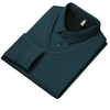 Trendy Contrast Gebreide Polo - Wouter | Trendy Contrast Gebreide Polo - Donkergroen - S - Zarandi Amsterdam