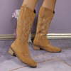 ModeParisienne® Cooper - Klassieke Suède Cowboy Laarzen Dames