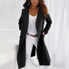 ModeParisienne® Moda - Elegante Wollen Jas met Omgeslagen Kraag