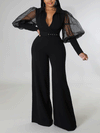ModeParisienne® Malika | Tuta elegante con maniche in mesh