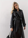 ModeParisienne® Valentina | Klassieke Leren Winterjas voor Vrouwen - Luxe en Stijlvol Design