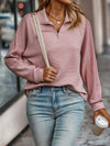 ModeParisienne® Elise - Elegante maglione con scollo a V per donna