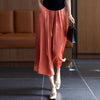 Zomer Broek - Rok met Wijde Pijpen - ModeParisienne® Silvanda | Zomer Broek - Rok met Wijde Pijpen - Oranje - S - Zarandi Amsterdam