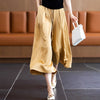 Zomer Broek - Rok met Wijde Pijpen - ModeParisienne® Silvanda | Zomer Broek - Rok met Wijde Pijpen - Champagne - S - Zarandi Amsterdam