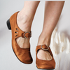 Handgemaakte Retro Schoenen met Ronde Neus & Moderne Comfort