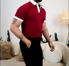 Dante - Premium Rood Polo T-shirt voor Mannen