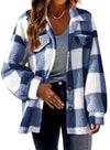 ModeParisienne® wollen geruite winddichte dames zomer jas