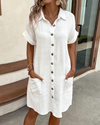 ModeParisienne® Vestito Camicia Donna - Eleganza e Comfort in Uno