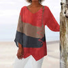 Elegante Oversized Blouse - ModeParisienne® Zakara | Elegante Oversized Blouse - Rood - S - Zarandi Amsterdam