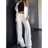Blazer en Broekpak Set - ModeParisienne® Gillema | Blazer en Broekpak Set - Wit - S - Zarandi Amsterdam