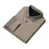 Trendy Contrast Gebreide Polo - Wouter | Trendy Contrast Gebreide Polo - Khaki - S - Zarandi Amsterdam