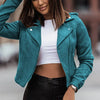 ModeParisienne® Slank en Solide: Dames Zomerjas van Leer