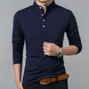 Norberto | Polo da uomo business casual a manica lunga
