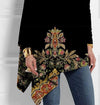 ModeParisienne® Marjeta | Stylish Black Long-Sleeve Top