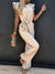 ModeParisienne® Karis – Elegante Jumpsuit met Rimpelmouwen voor een Tijdloze Look