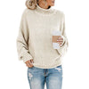 Maglione elegante da donna con collo alto – Confortevole e caldo