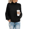 Maglione elegante da donna con collo alto – Confortevole e caldo