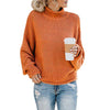Maglione elegante da donna con collo alto – Confortevole e caldo