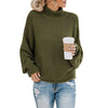 Maglione elegante da donna con collo alto – Confortevole e caldo