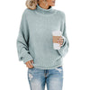 Maglione elegante da donna con collo alto – Confortevole e caldo