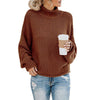 Maglione elegante da donna con collo alto – Confortevole e caldo