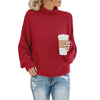 Maglione elegante da donna con collo alto – Confortevole e caldo