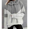 ModeParisienne® Edelyn – Maglione da donna con maniche lunghe e cappuccio