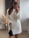 ModeParisienne® Taralyn – Elegante abito con paillettes per donna | Brillante e chic per occasioni speciali