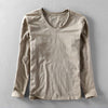 Gustavo - Heren V-hals Lange Mouwen Shirt