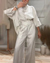ModeParisienne® Camilla | Elegante Completo in Cotone-Lino