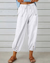 ModeParisienne® Larazabelle | Pantaloni Eleganti con Gamba Larga