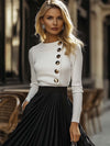 ModeParisienne® Eddarlyn | T-shirt casual bianca
