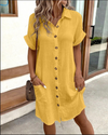 ModeParisienne® Vestito Camicia Donna - Eleganza e Comfort in Uno