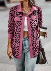 ModeParisienne® luipaardprintmet revers lange jas
