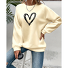 ModeParisienne® Marilys – Maglione da donna con scollo rotondo