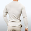 John's Comfortabele Lange Mouw Shirt voor Mannen - Stijlvol en Ademend