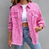 Riva™ | Blijf stijlvol warm | Stijlvolle gescheurde jeansjack