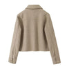 ModeParisienne® kaki winddicht met fleece dames zomer jas