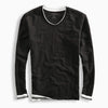 Ludger - Heren Katoenen Lange Mouwen Shirt