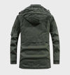 Gabriel - thick cargo jacket with fleece lining and hood