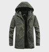 Gabriel - thick cargo jacket with fleece lining and hood