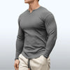 John's Comfortabele Lange Mouw Shirt voor Mannen - Stijlvol en Ademend