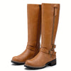 ModeParisienne® Elise - Hoge Laarzen van Leer