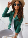 ModeParisienne® Lantaarnmouw Geknipte Bomber Dames Zomerjas