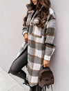 ModeParisienne® Kaycee | Trendy Ruitjesjas voor Dames – StijlvolComfortabel en Veelzijdig