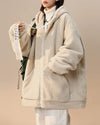 ModeParisienne® Nalia - Giacca in pile invernale elegante in taglie grandi
