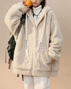 ModeParisienne® Nalia - Giacca in pile invernale elegante in taglie grandi
