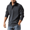 Klassiek Tactisch Polo met Rits Kraag - Leonardo | Klassiek Tactisch Polo met Rits Kraag - Grijs Blauw - S - Zarandi Amsterdam